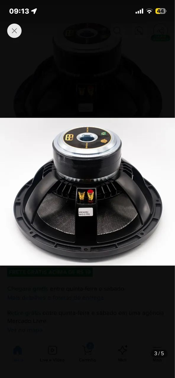 Vendo subwoofer de 12 FB áudio  - Foto 2
