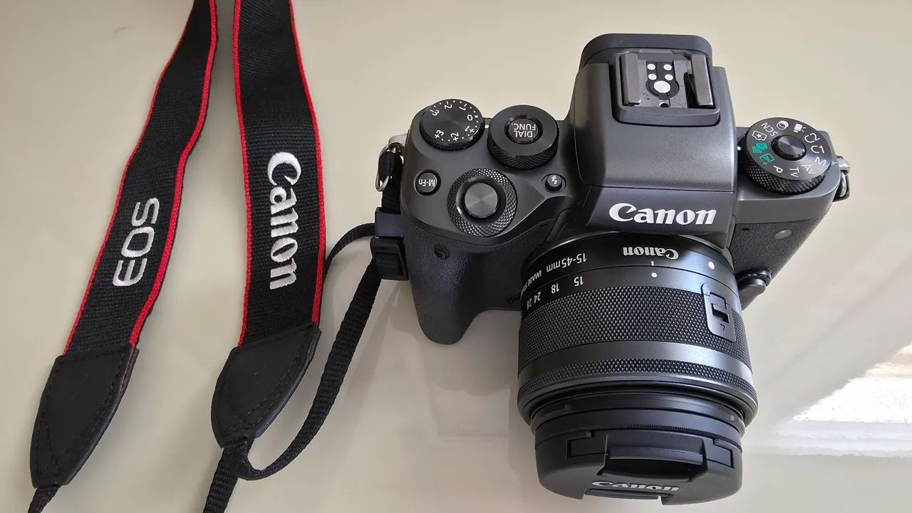 Câmera  mirrorless Canon M5 impecável  - Foto 2
