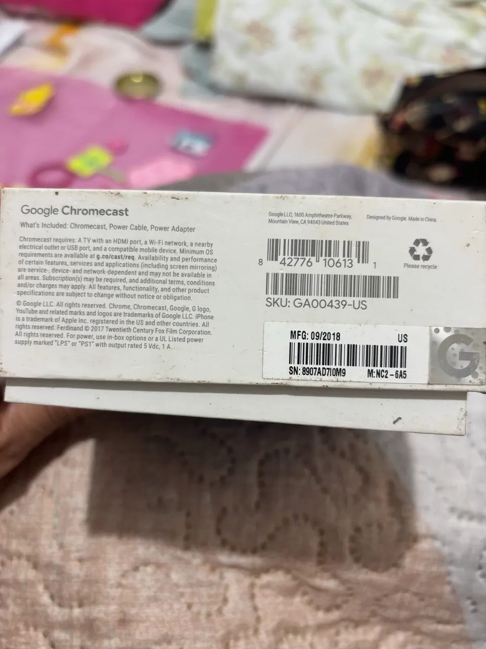 Google Chromecast 3a Geração Original com Caixa - Foto 5