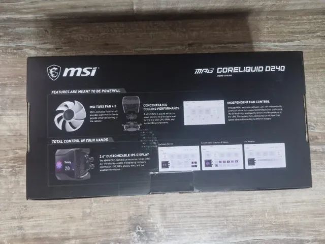 Water Cooler MSI MPG CORELIQUID D240 240mm - Foto 2