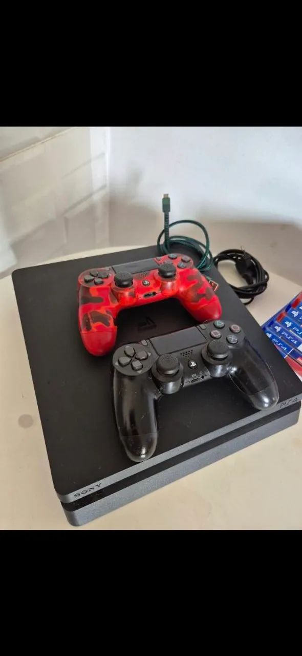 PS4 1TB 2 CONTROLES E 7 JOGOS - Foto 2