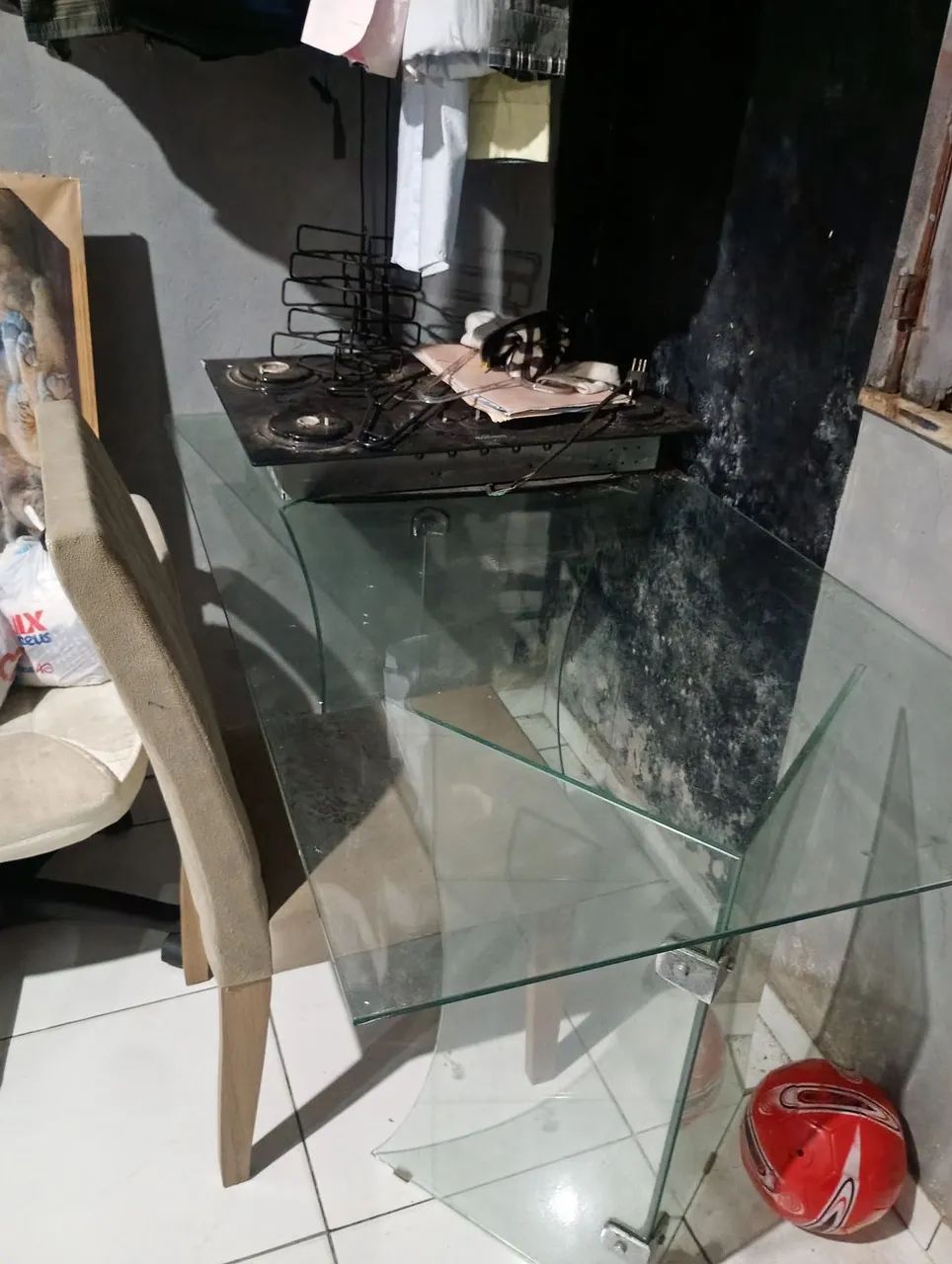 Mesa de vidro Marvite  - Foto 3