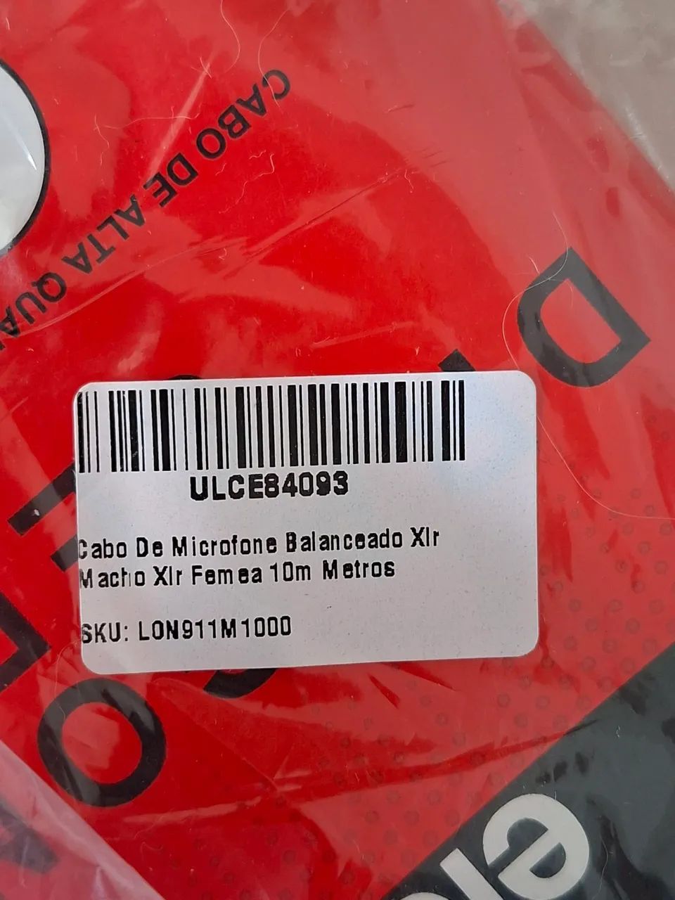 Kit de Cabo de microfone. Novo