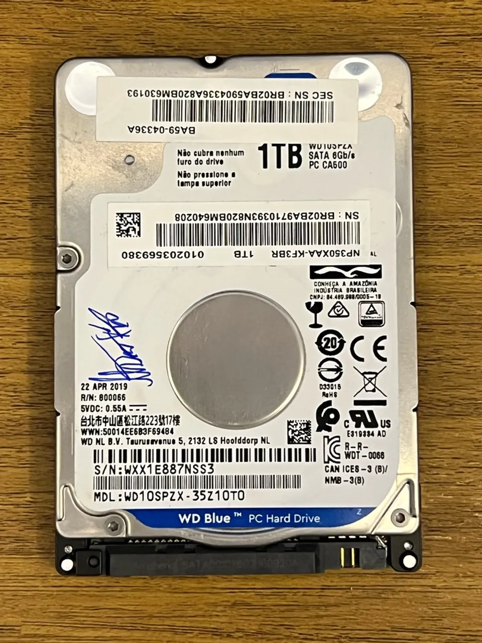 HD 1tb, não testado - Armazenamento - Entre Folhas 1543800852 | OLX