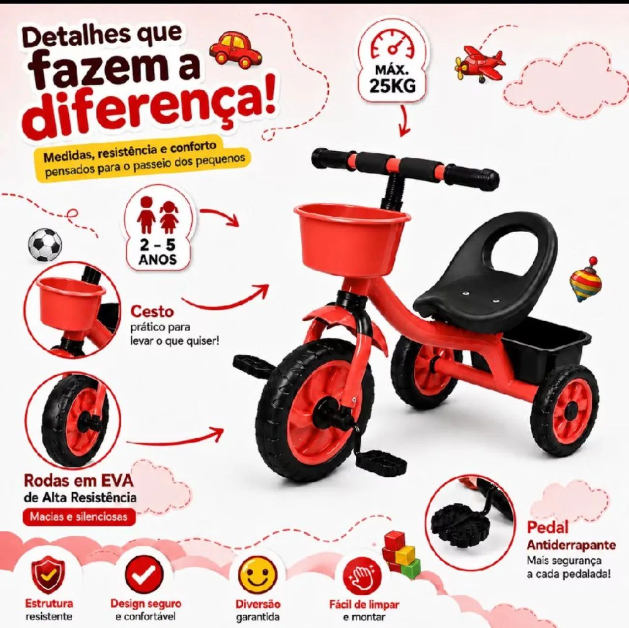 Triciclo Infantil  - Foto 2