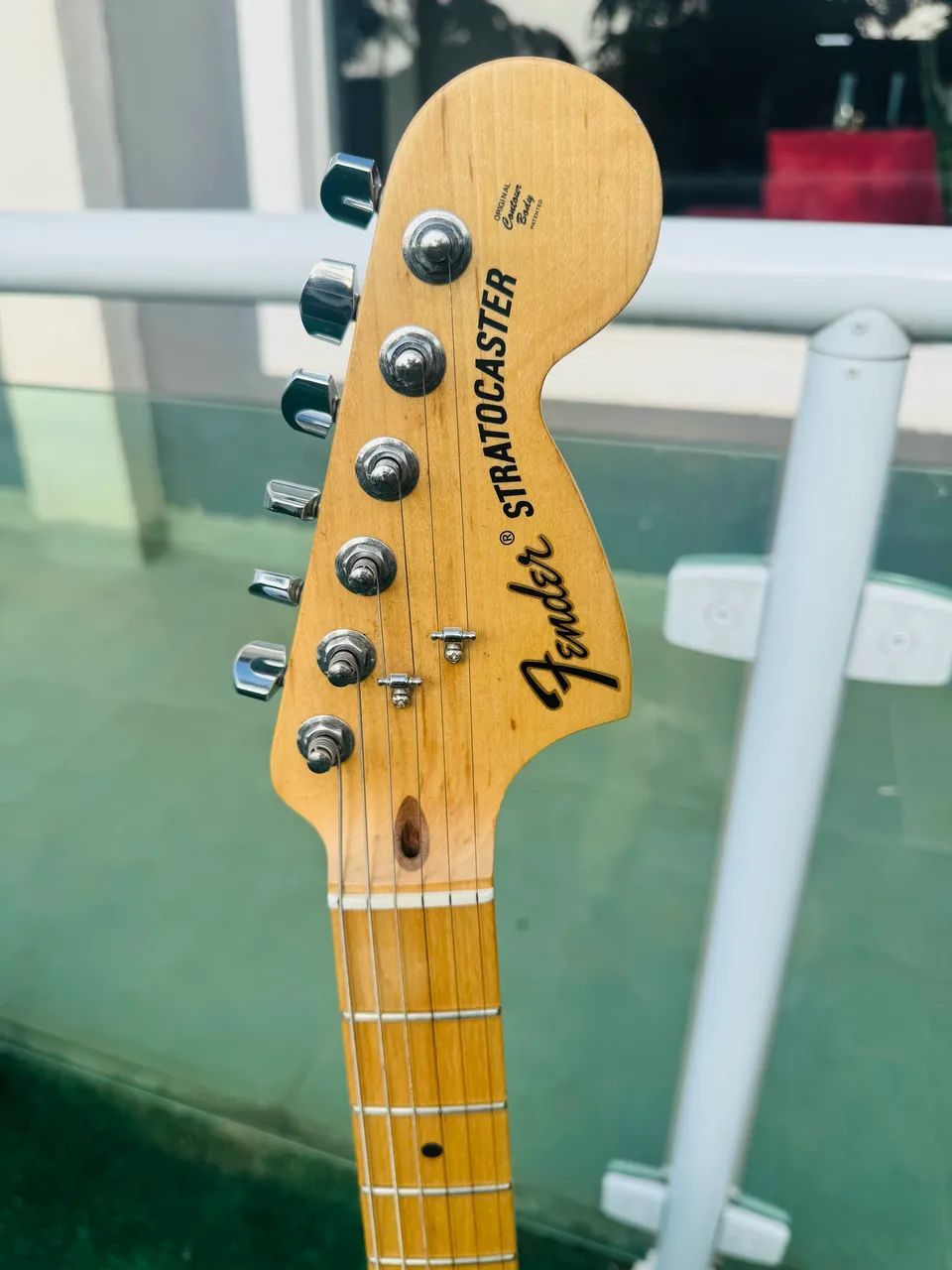 Fender Américana amarela  - Foto 3