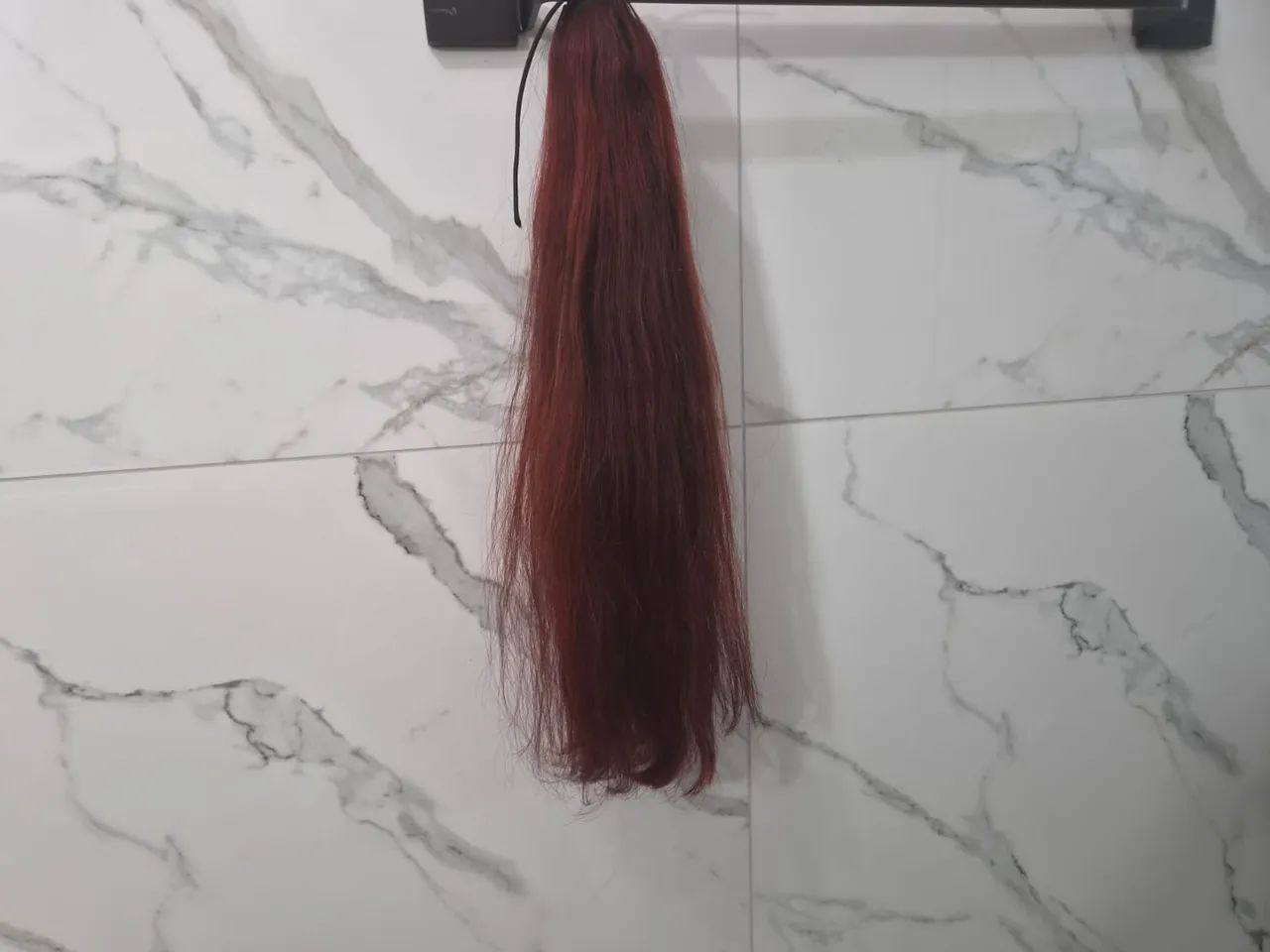Rabo de cabelo mega Henrique cabelo humano  - Foto 2
