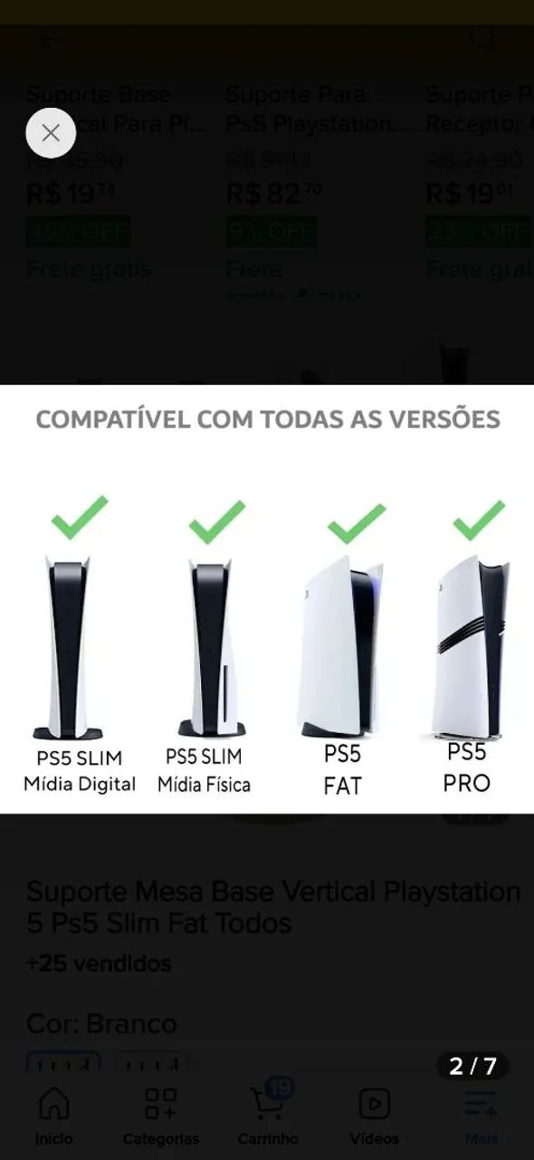 Suporte para ps5 