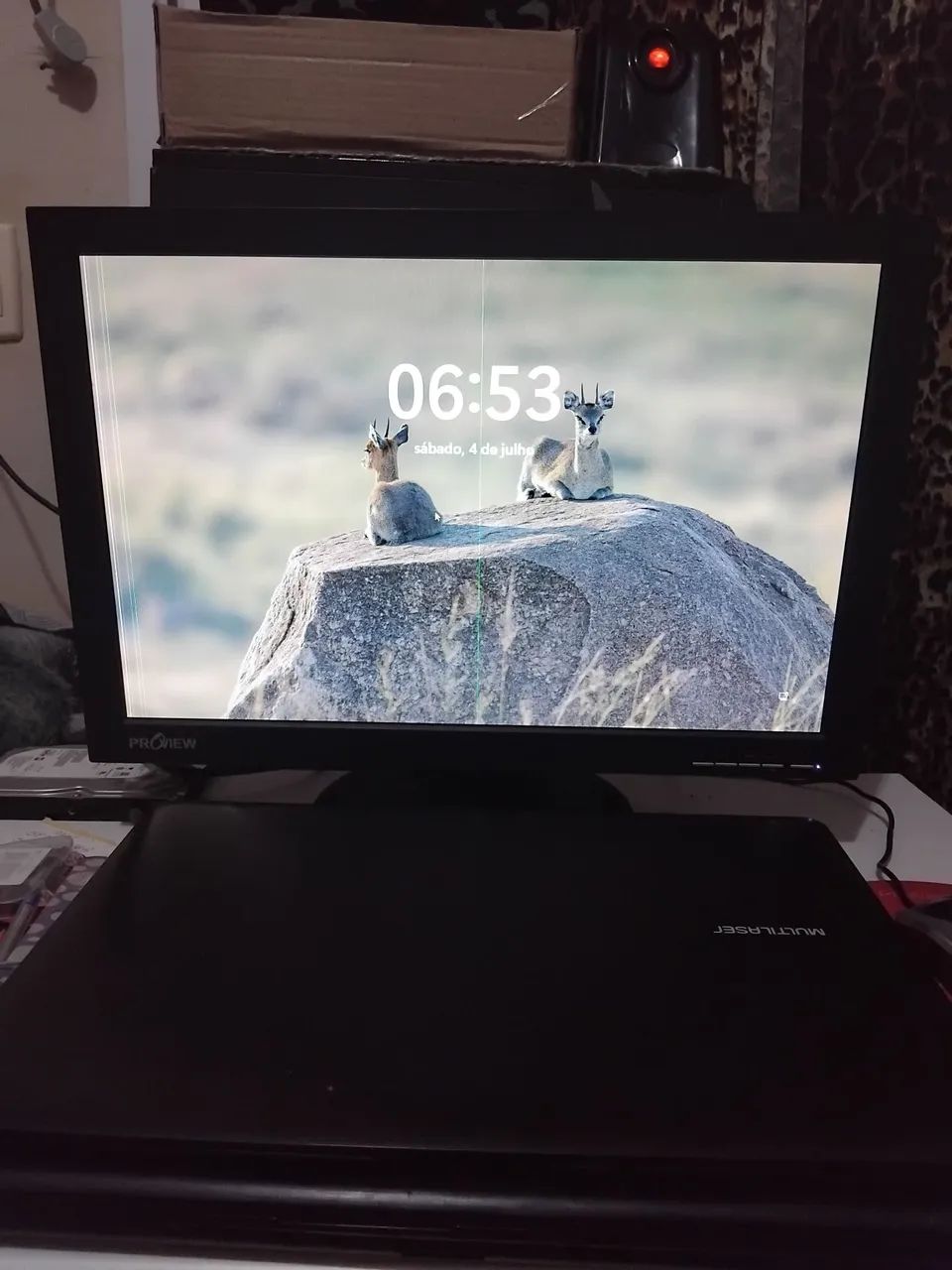 MONITOR PROVIEW 19 POLEGADAS Com defeito  - Foto 6