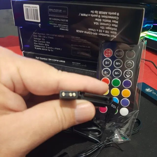 Controladora Gamer PWM e ARGB Hub - 3 pinos 5v - Foto 2