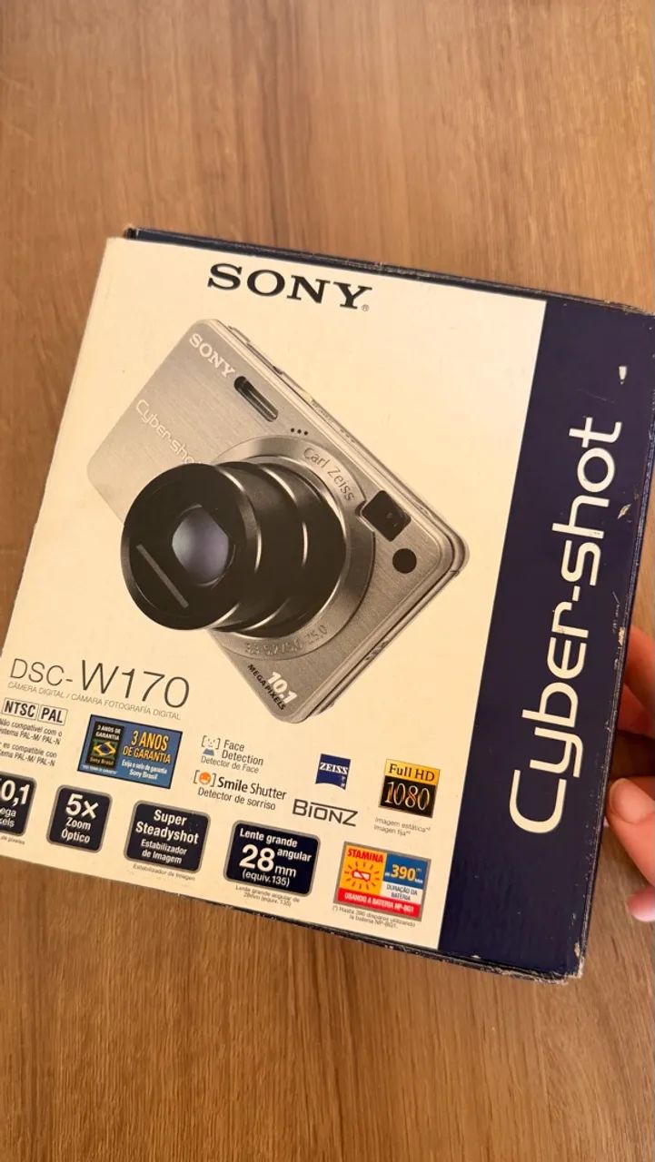 Câmera Sony CyberShot DSC - w170 em perfeito estado - Câmeras e