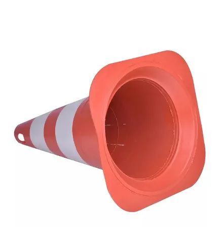 Cone de Sinalização 50cm Vonder Laranja/Branco - Foto 3