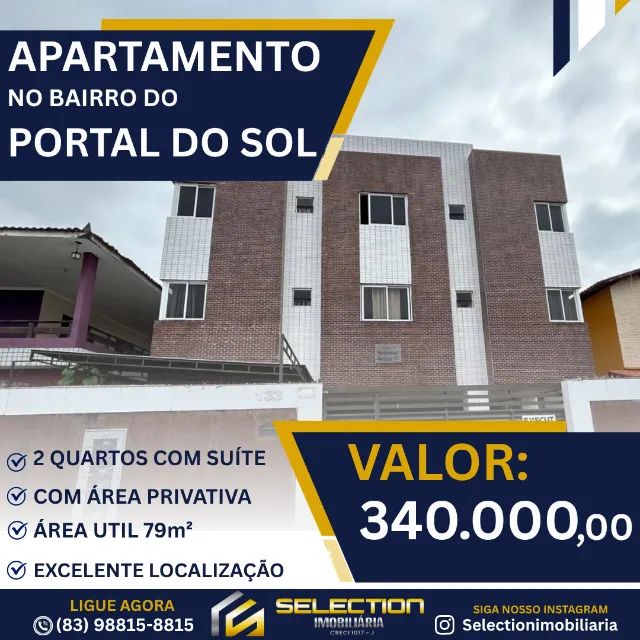 Apartamento excelente no Portal do Sol