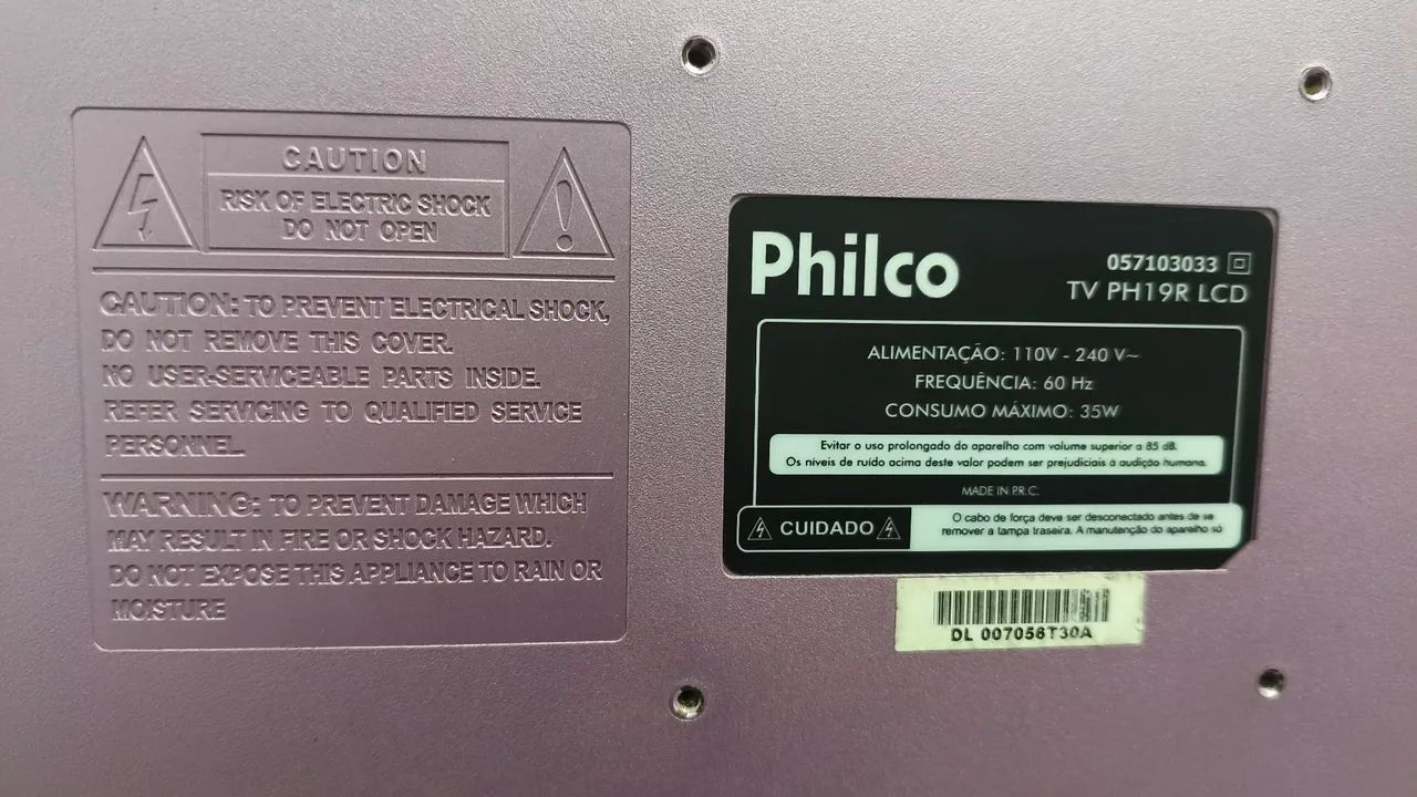 TV PHILCO ROSA 19 POLEGADAS - Foto 3