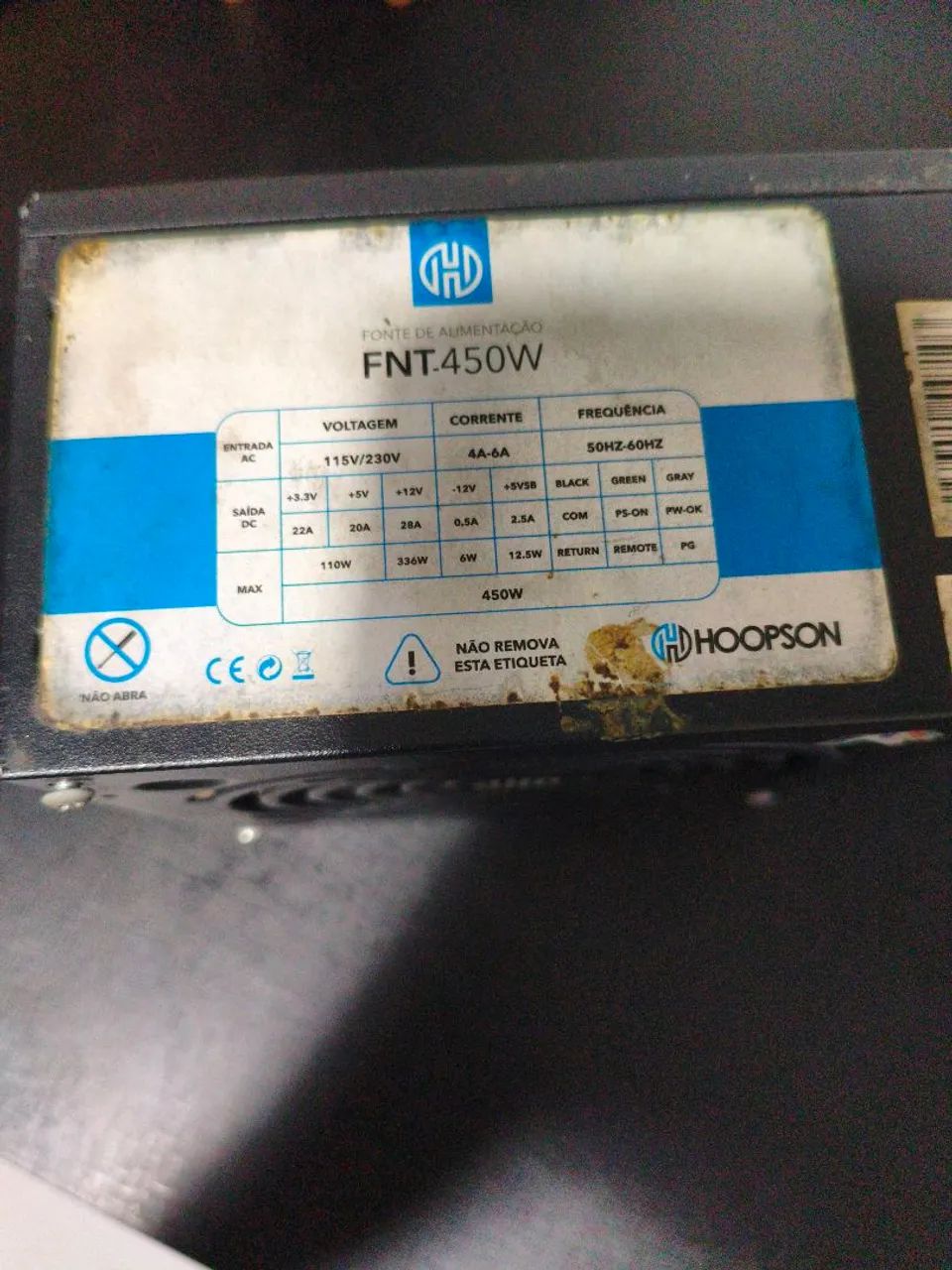 Fonte 450w hoopson - Foto 2