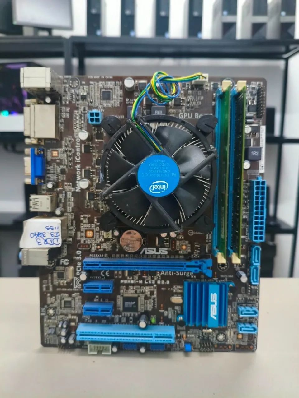PLACA MÃE 1155 KIT - BARATO 