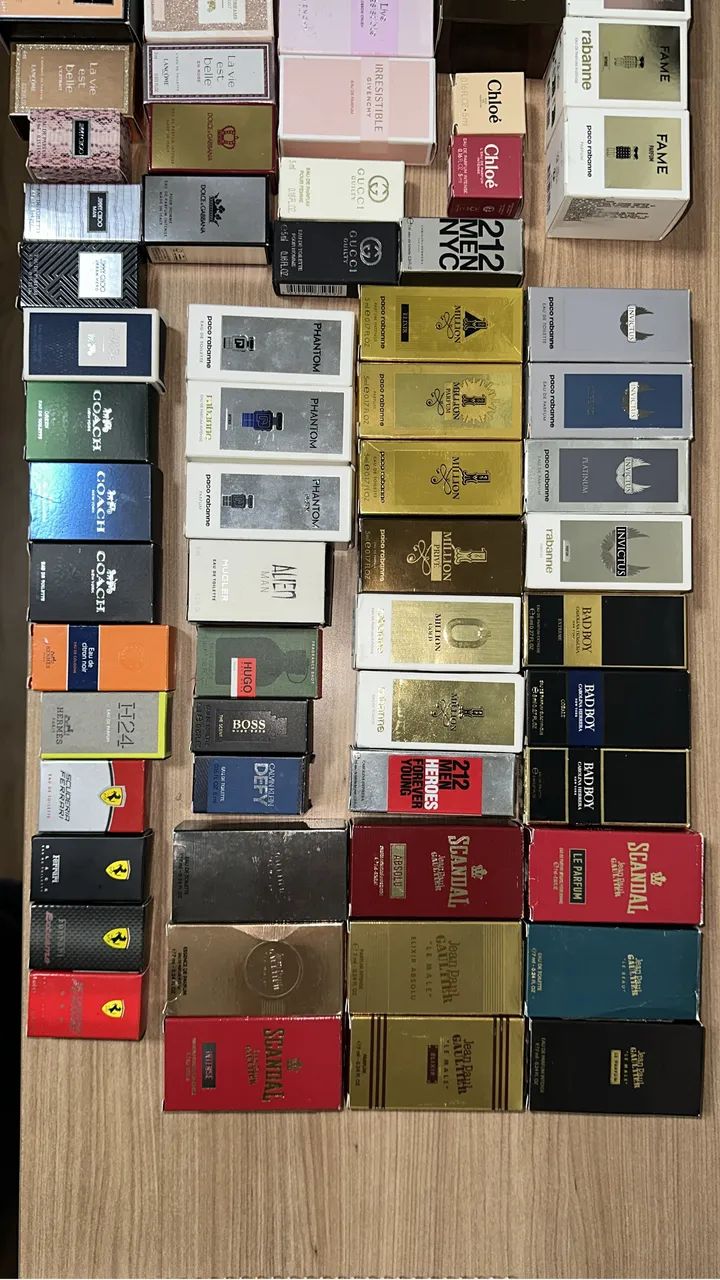 Lote de perfume miniatura 