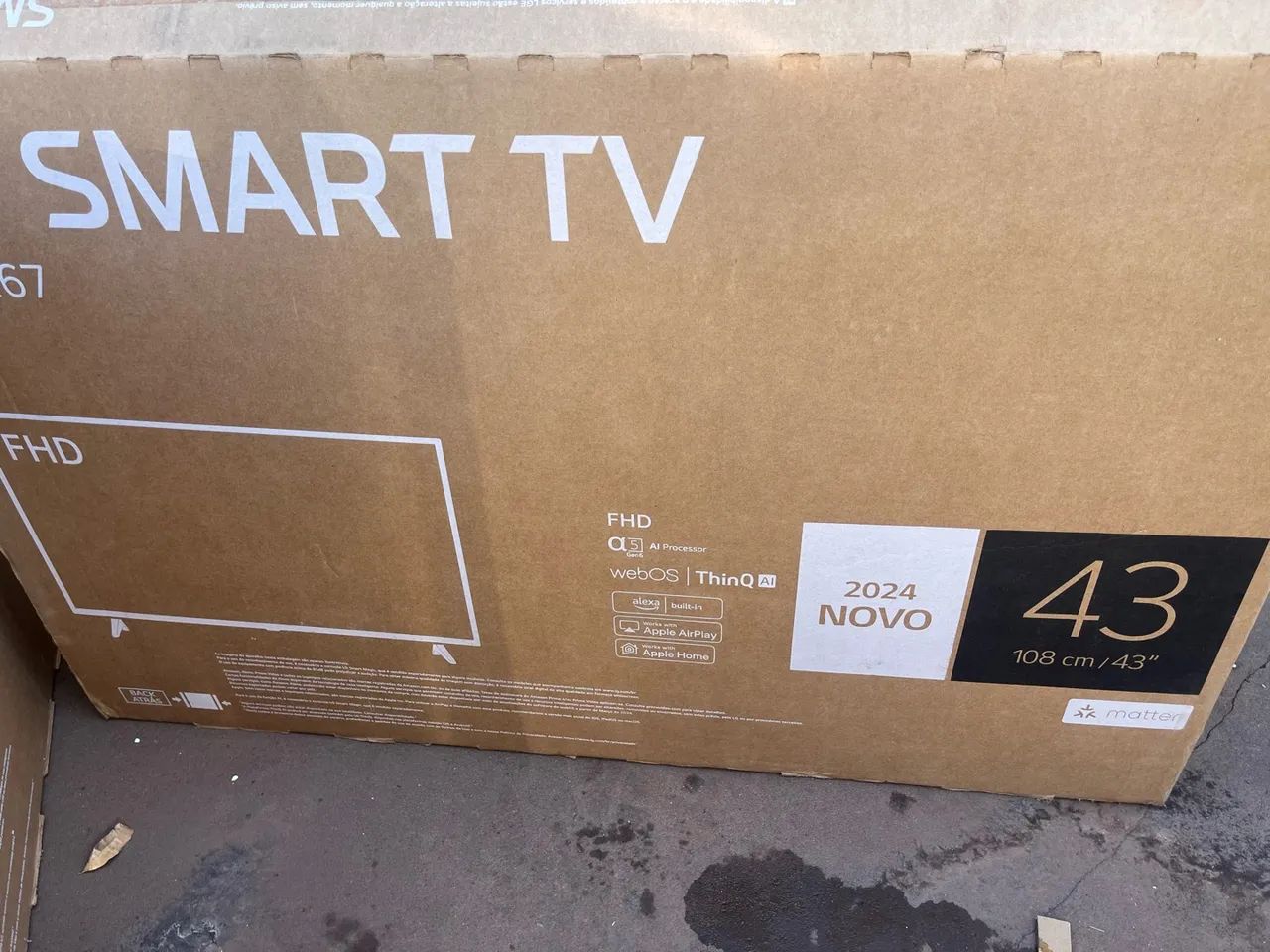 Tv led 43 polegadas LG Bhuetooth será 10 meses garantia 