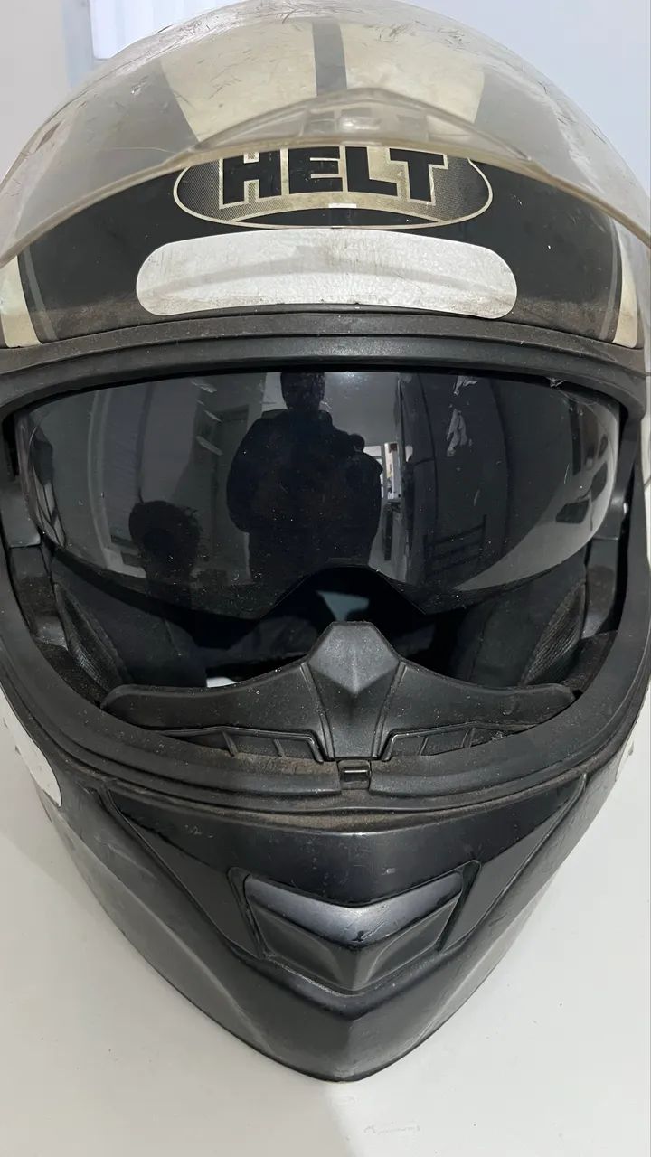 Capacete HELT Articulado com Óculos Interno - Foto 3