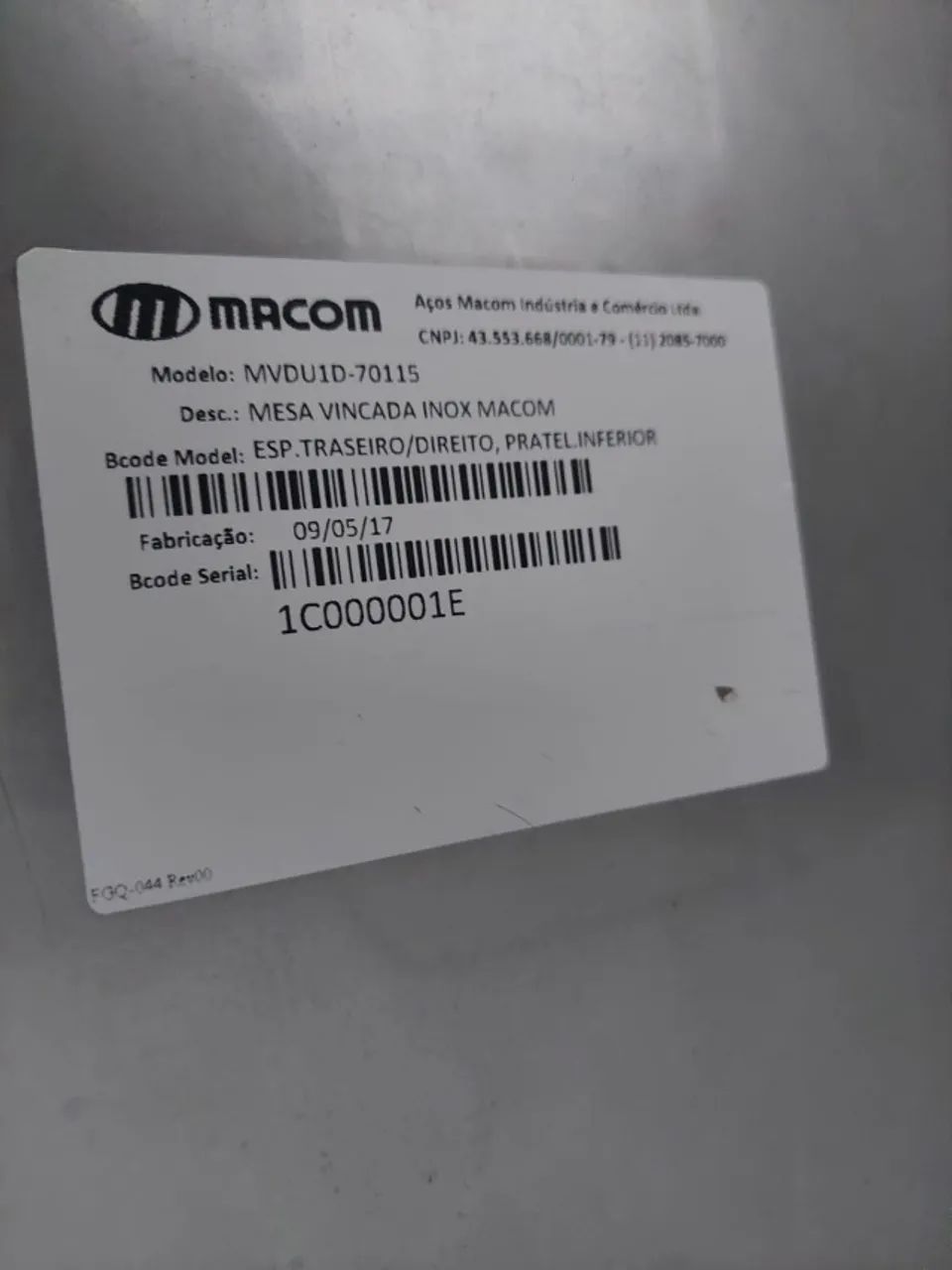 bancada de aço inox com cuba  - Foto 2