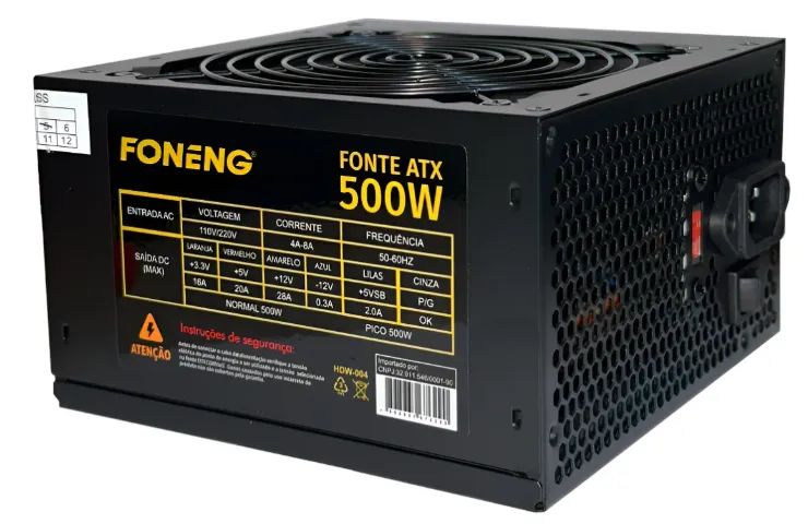 Fonte De Alimentação Computador Pc Cpu 500w  - Foto 2