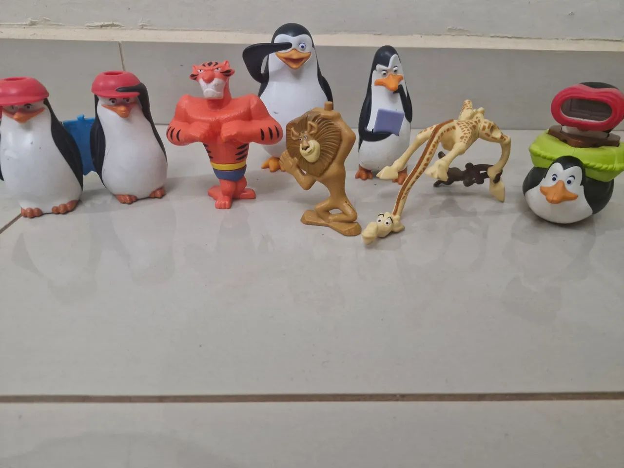 Miniaturas Action Figure - Pinguins de Madagascar