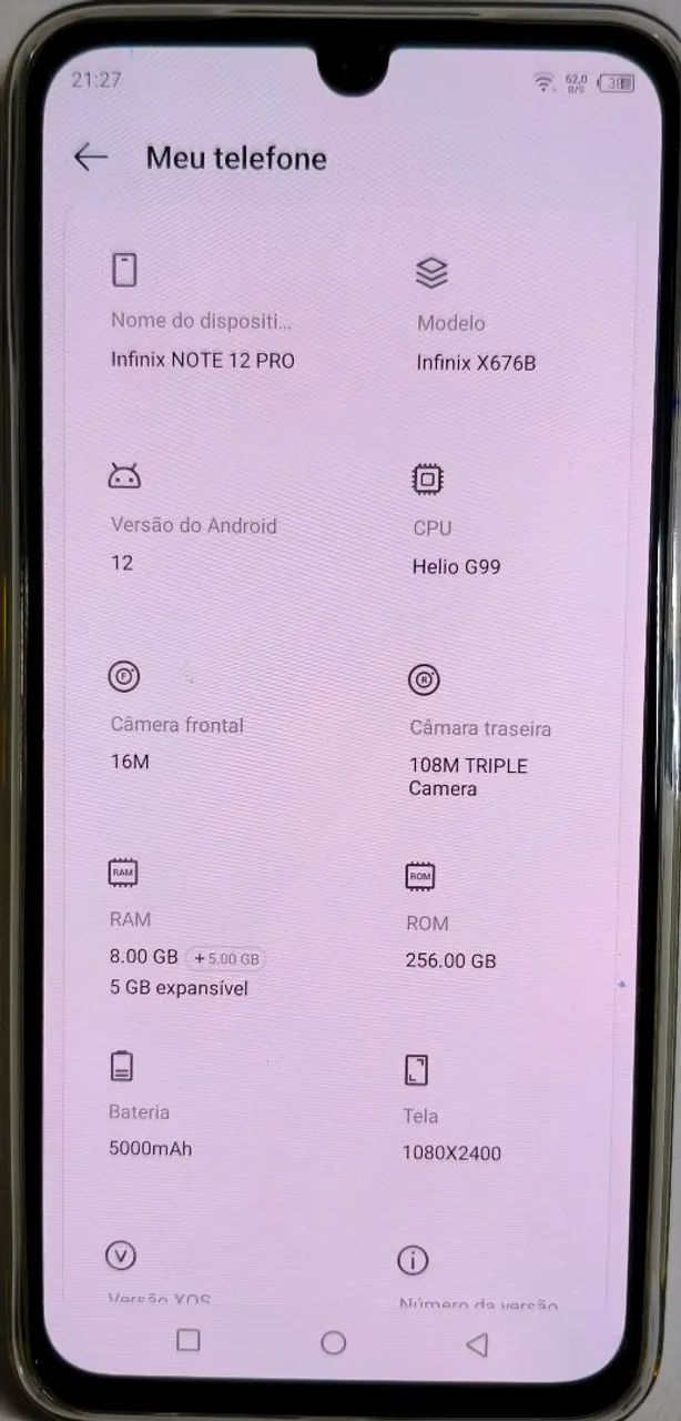 Smartphone Infinix Note 12 PRO - Foto 4