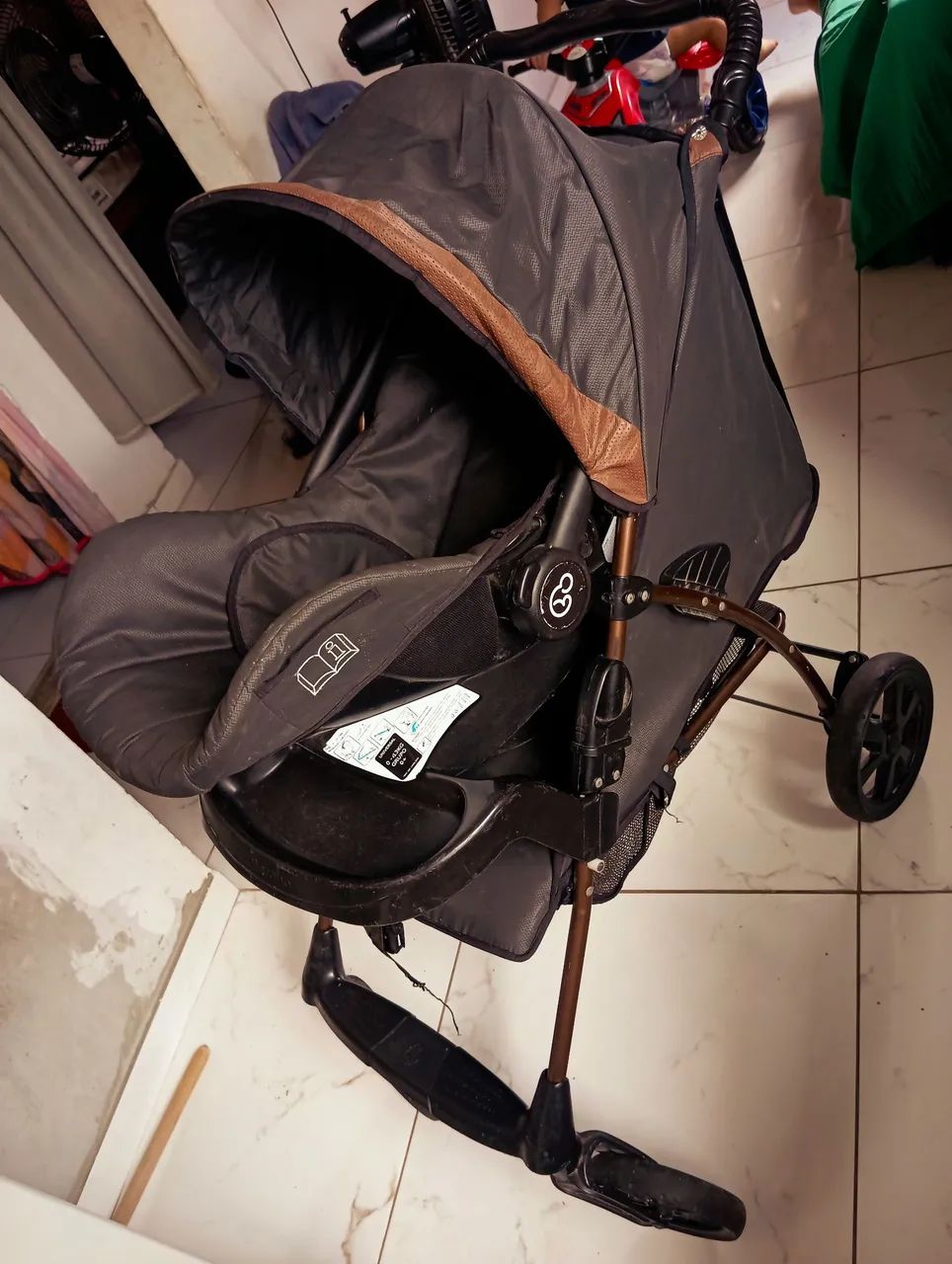 Carrinho de bebê e bebê conforto Galzerano - Foto 3