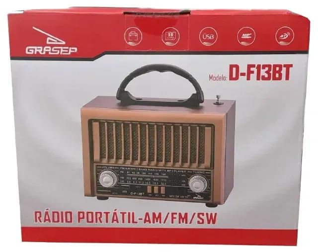Radio am Fm Bluetooth Grasep DF13