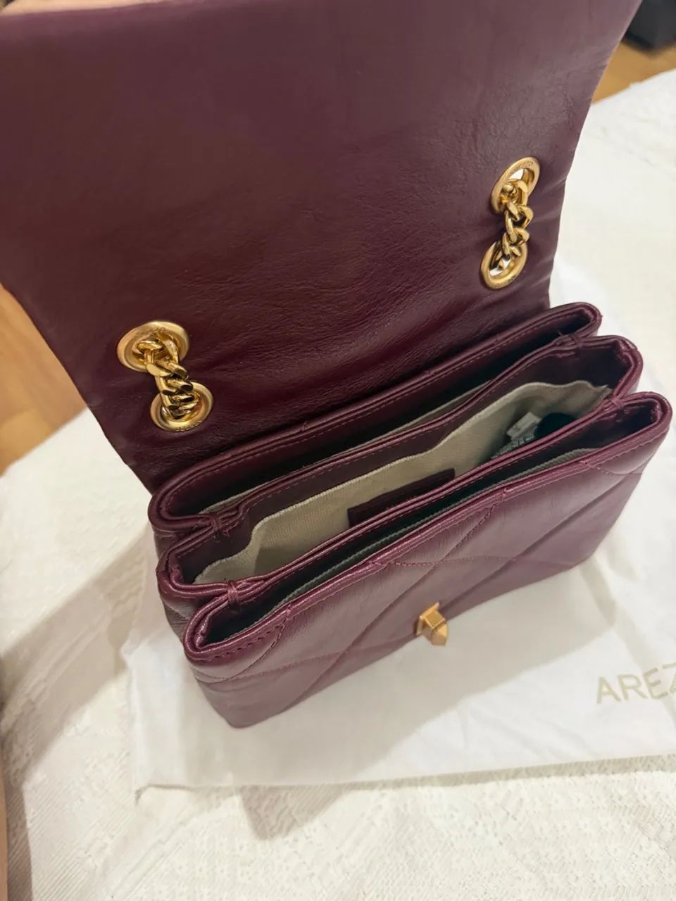 Bolsa Arezzo original couro legítimo com dustbag - Foto 3