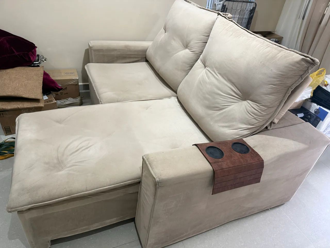 VENDO SOFÁ RETRÁTIL E RECLINÁVEL - 2,00M 