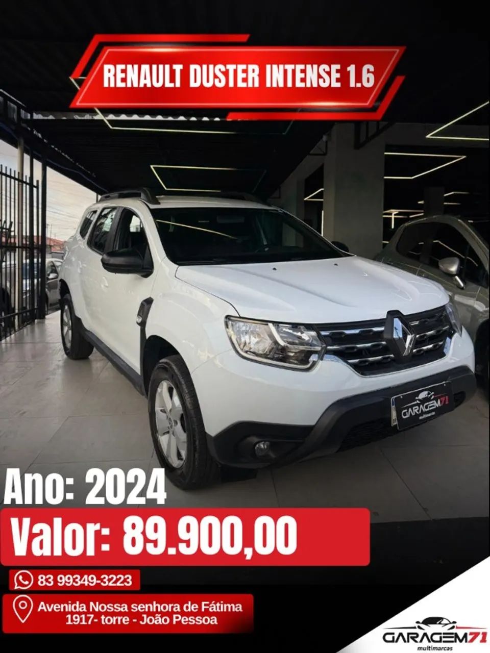 Renault Duster Intense 1.6 16V Flex MEC 2024