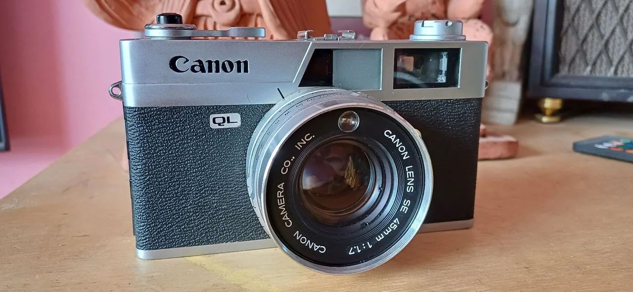 Câmera Analógica Canon Canonet QL 17 - revisada. - Câmeras e
