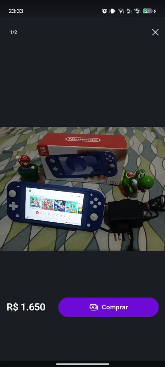 Nintendo switch lite desbloqueado 