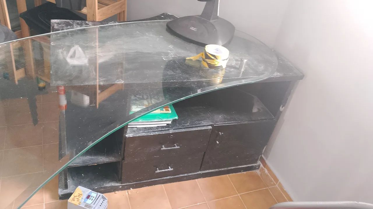 Mesa de escritório antiga  - Foto 3