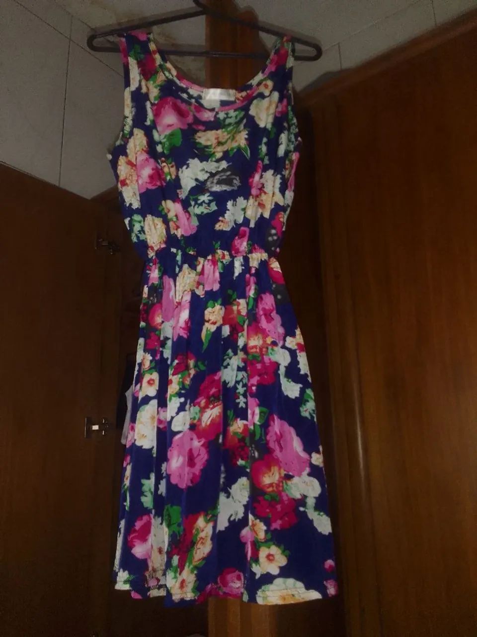 Vestido Azul Florido - Foto 2