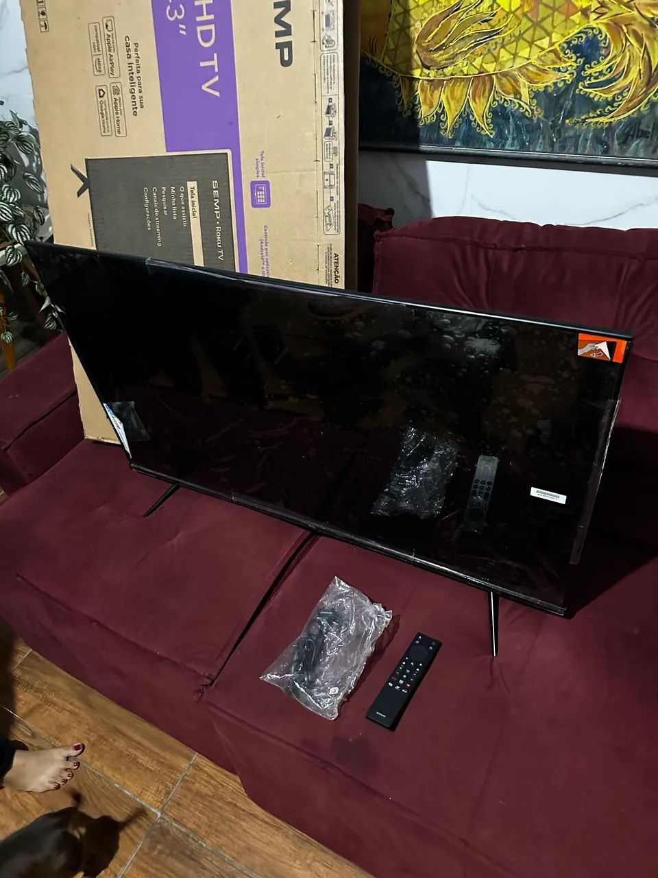 Smart tv TCL Android zerada sem marcas completa modelo novo  - Foto 4