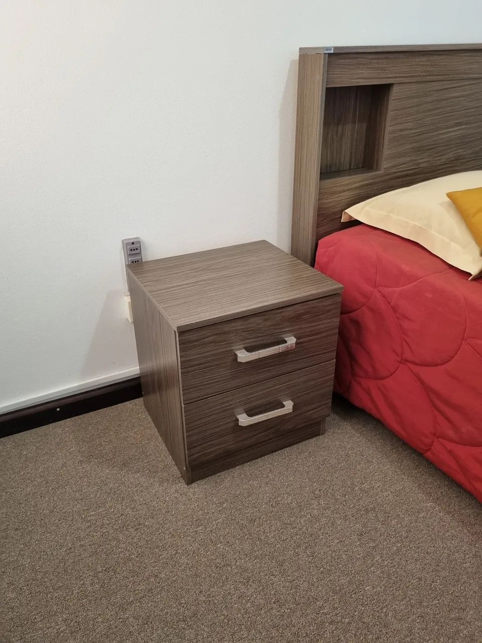 Cama + mesas de cabeceira + colchão  - Foto 4