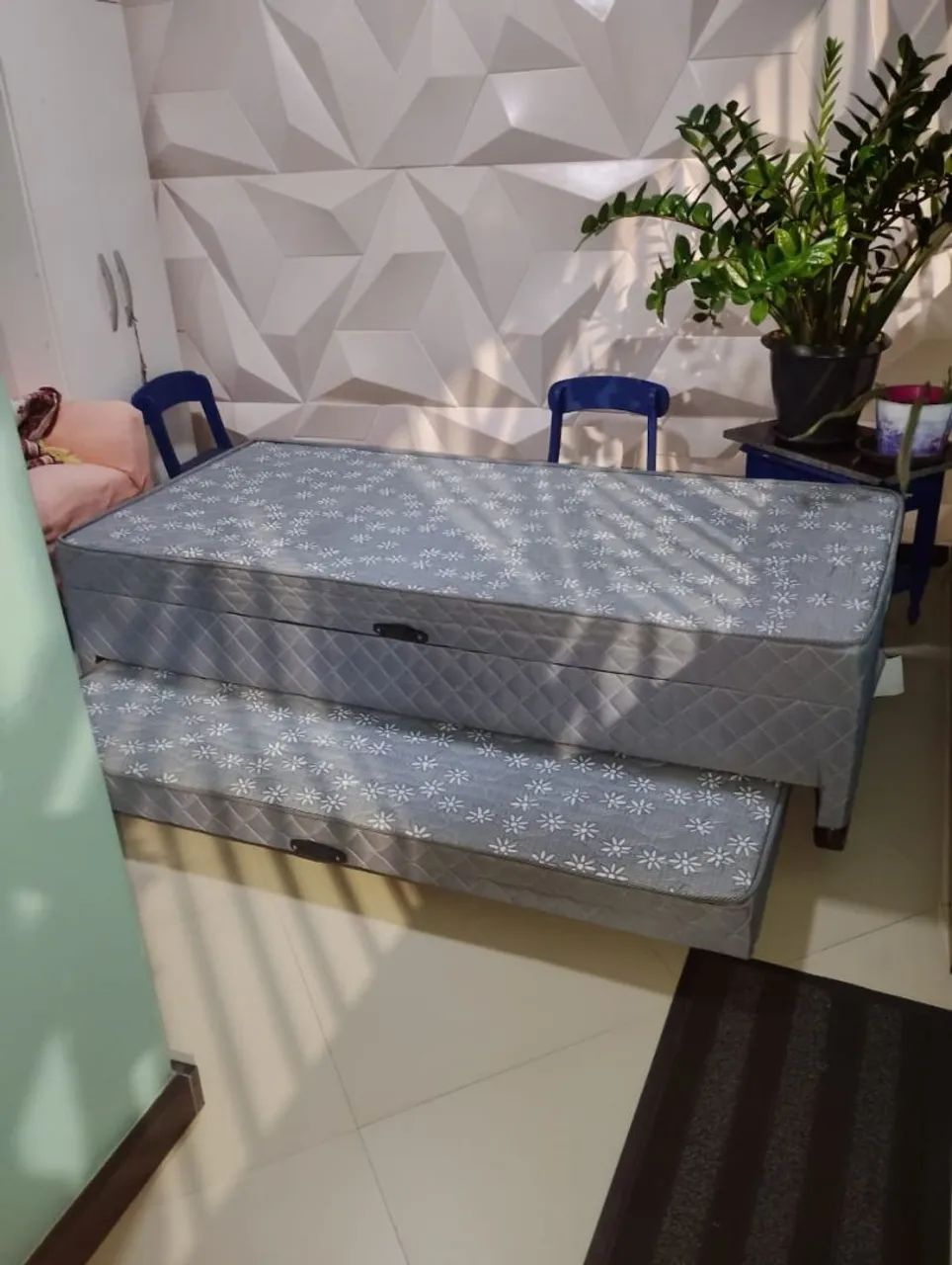 Cama box solteiro com baú e cama auxiliar - Foto 4