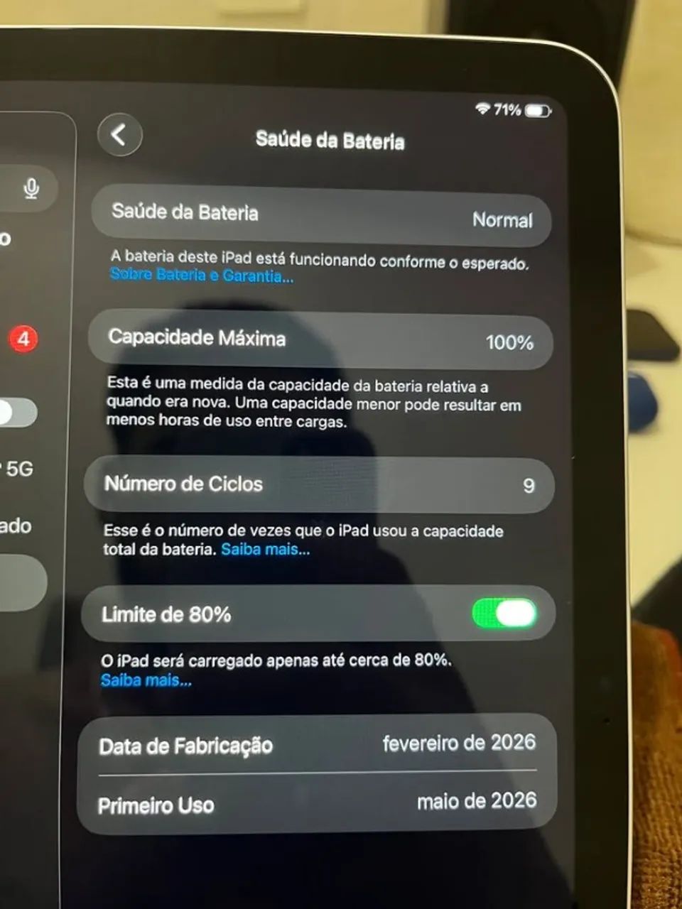 iPad 11 com Tela e Câmera Blindada, 1 Ano de Garantia Apple, acompanha Nota Fiscal! - Foto 5