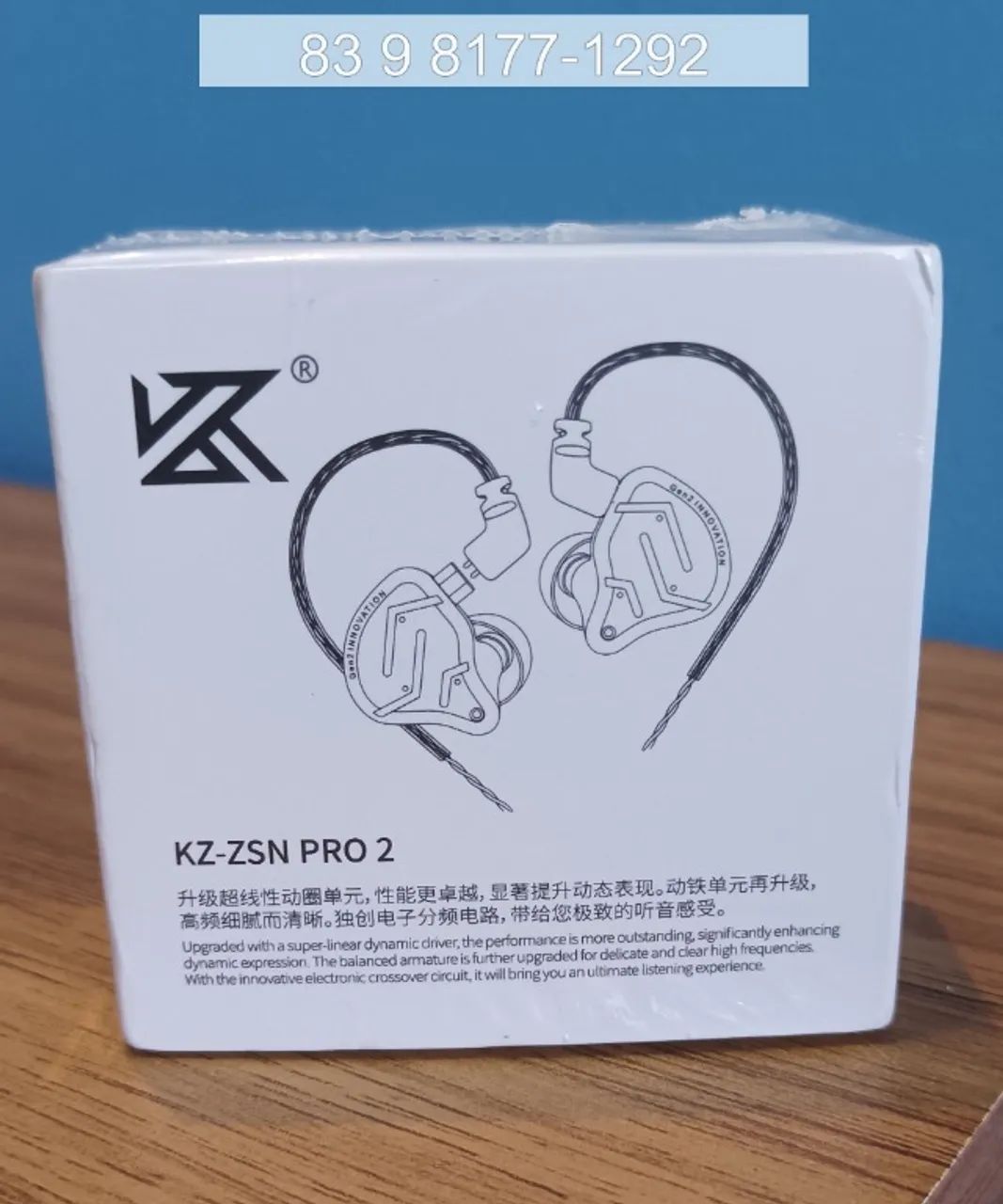 Fone de Ouvido KZ ZSN Pro 2