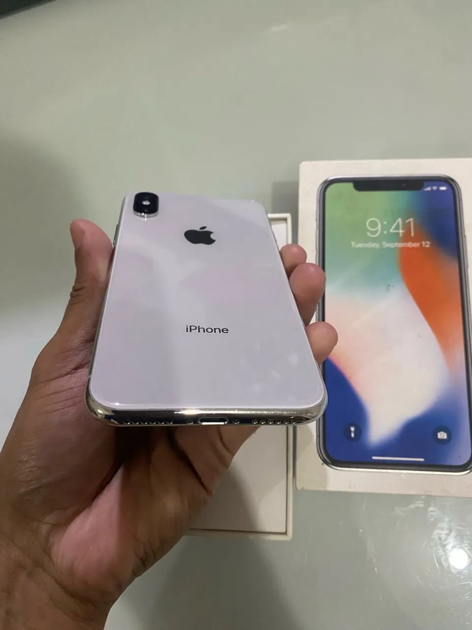 iPhone X branco  - Foto 4