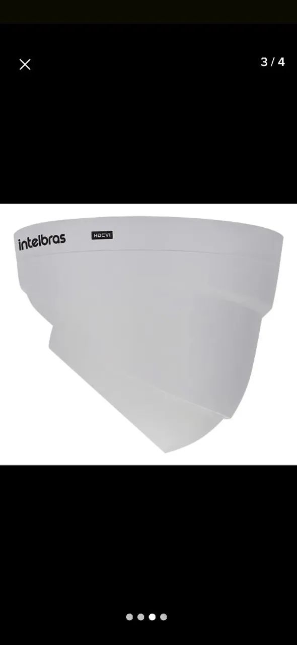 Câmera Intelbras VHL 1120 D 1000 com resolução 1MP - branco NOVA - Foto 3