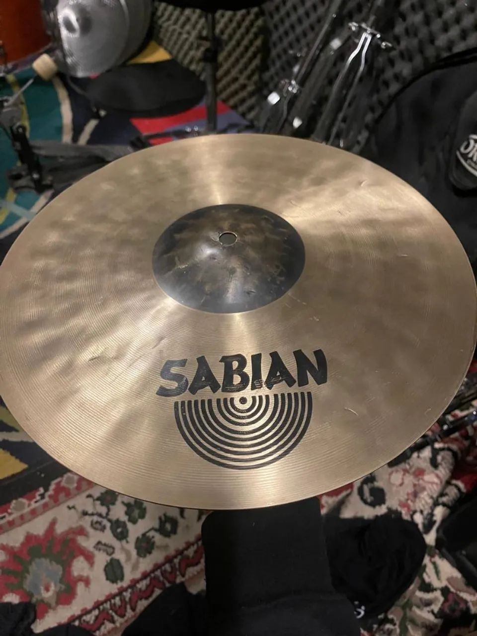 Hihat (Chimbal) sabian HHX stage hats 14 polegadas - Foto 4