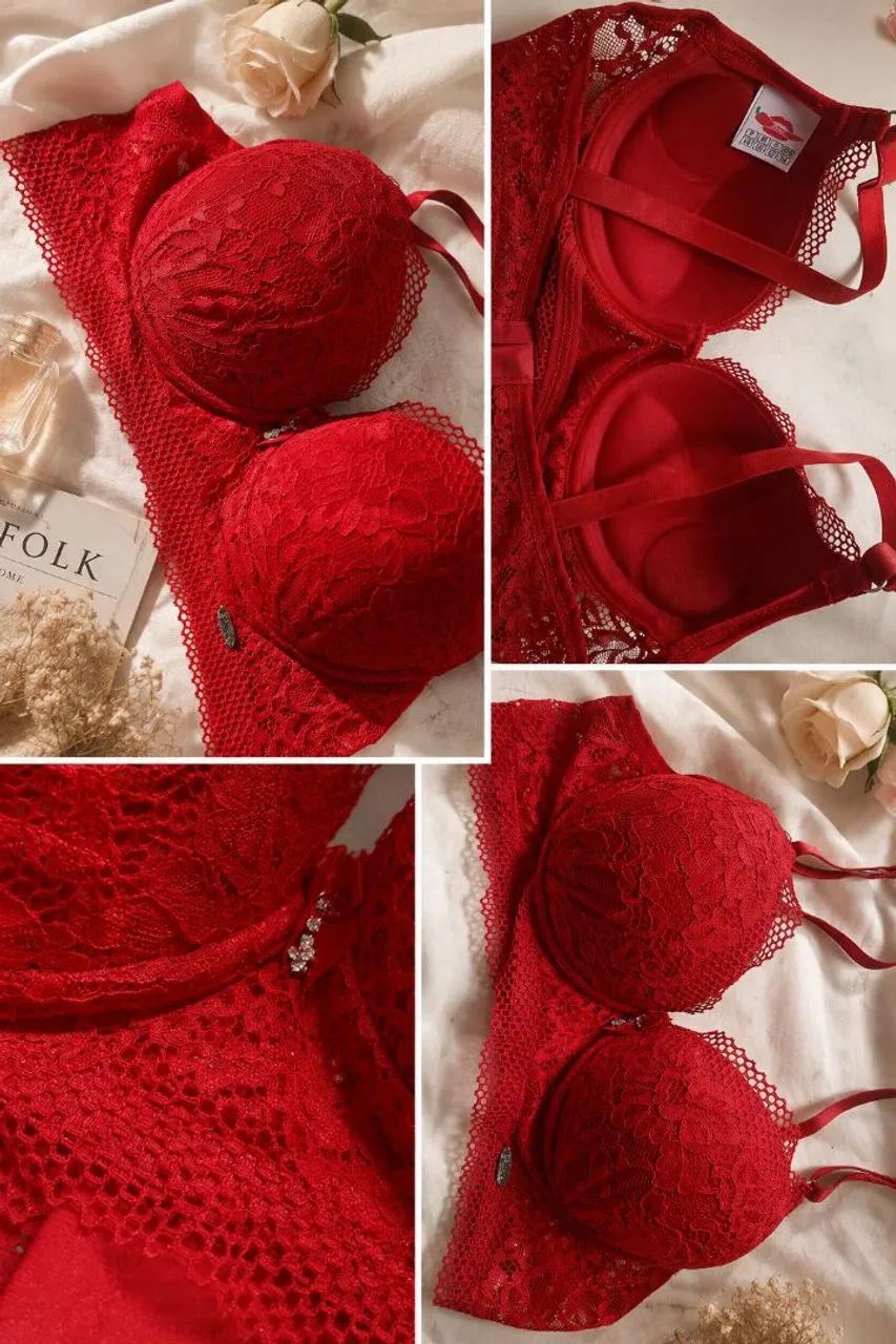 Sutiã de Renda Vermelho