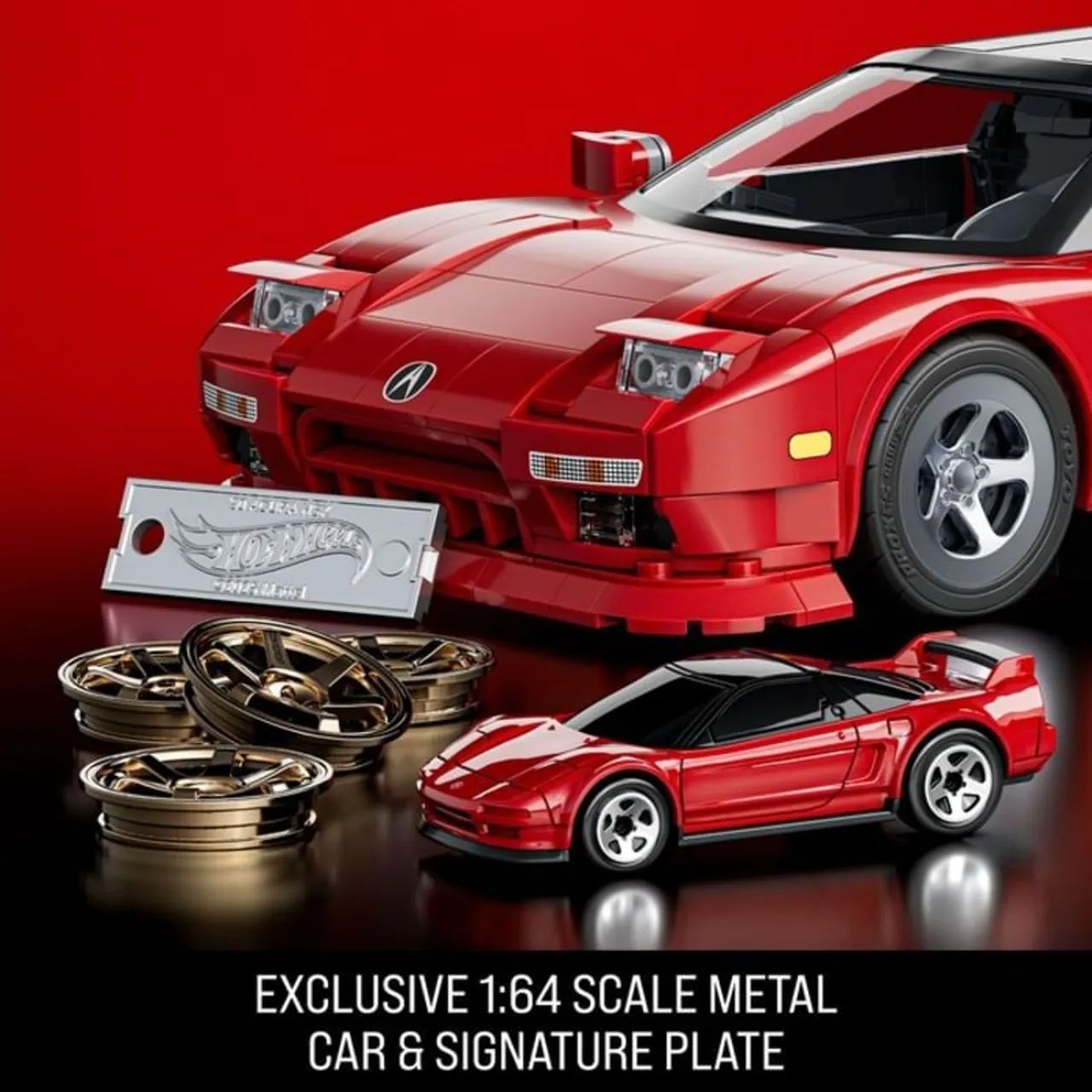 Mattel Brick Shop Hot Wheels Jogo de Construção Elite '90 Acura