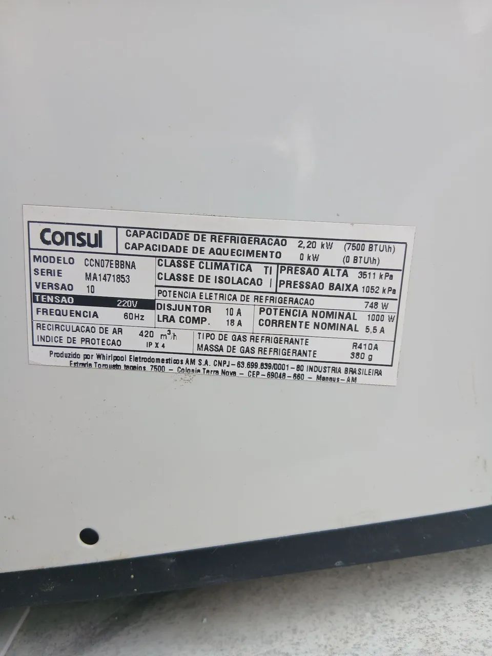 Vendo ar condicionado de Janela 220V - Foto 3