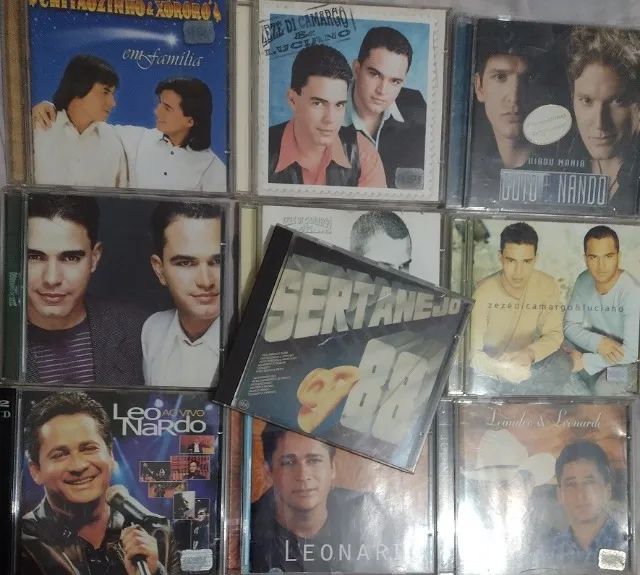 Cds Sertanejos - 10 exemplares - Dos anos 90 a 2000