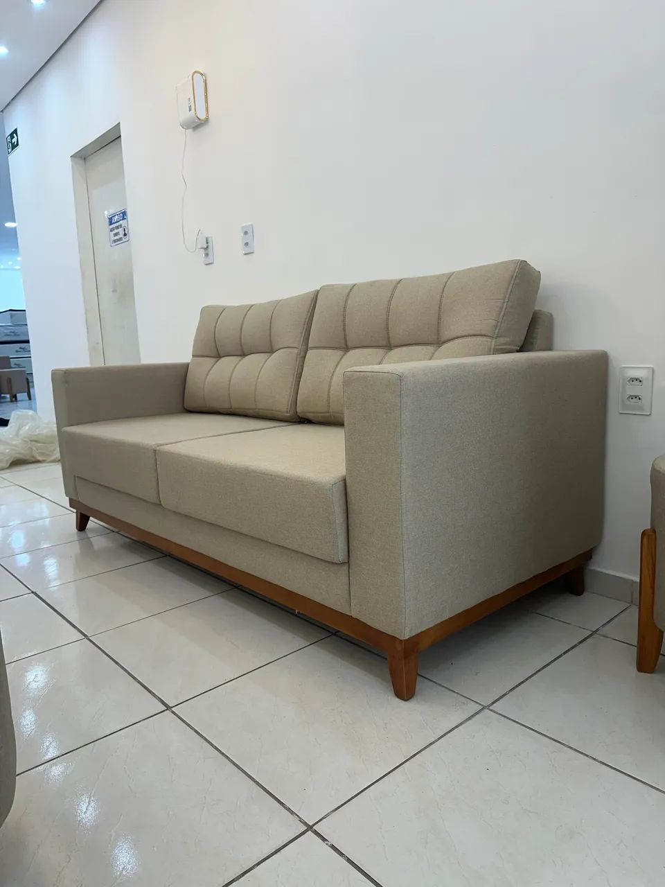 Sofá no tecido linho - Foto 2