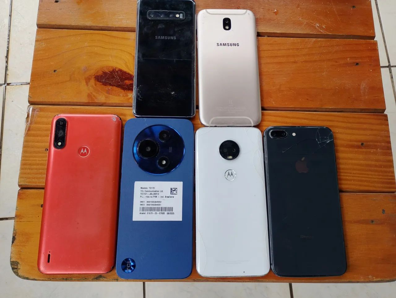 Lote 5 celulares 